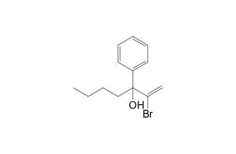 2-Bromo-3-phenyl-1-hepten-3-ol