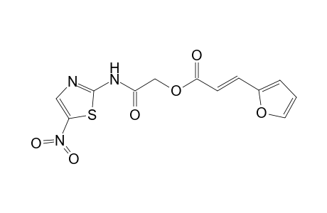 3-Furan-2-yl-acrylic acid (5-nitro-thiazol-2-ylcarbamoyl)-methyl ester