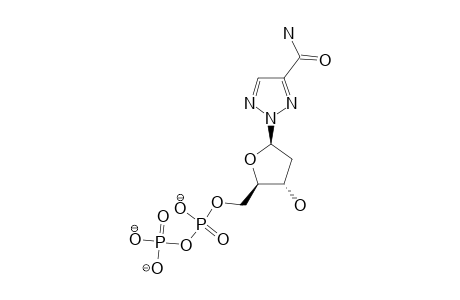 2-(2'-DEOXY-BETA-D-ERYTHRO-PENTOFURANOSYL)-(2H)-1,2,3-TRIAZOLE-4-CARBOXAMIDE-5'-DIPHOSPHATE