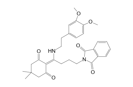 1H-Isoindole-1,3(2H)-dione, 2-[4-[[2-(3,4-dimethoxyphenyl)ethyl]amino]-4-(4,4-dimethyl-2,6-dioxocyclohexyliden)butyl]-