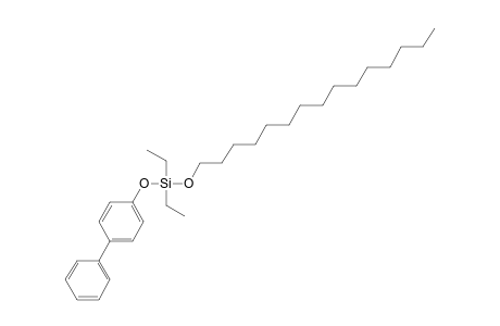 Silane, diethylpentadecyloxy(4-phenylphenoxy)-