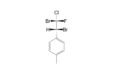 (R,R)-1-(PARA-METHYLPHENYL)-1,2-DIBROMO-2-CHLORO-2-FLUOROETHANE