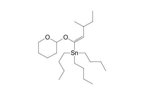 (E)-3-Methyl-1-(tetrahydropyran-2-yl)oxy-1-tributylstannyl-1-pentene