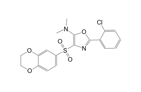 5-oxazolamine, 2-(2-chlorophenyl)-4-[(2,3-dihydro-1,4-benzodioxin-6-yl)sulfonyl]-N,N-dimethyl-