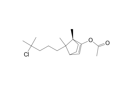 Bicyclo[2.2.1]hept-2-en-2-ol, 7-(4-chloro-4-methylpentyl)-1,7-dimethyl-, acetate, (1R-syn)-