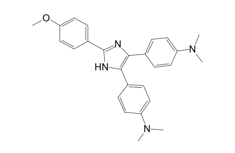 Benzenamine, 4,4'-[2-(4-methoxyphenyl)-1H-imidazole-4,5-diyl]bis[N,N-dimethyl-