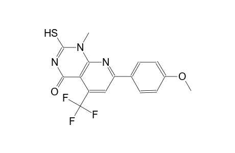 pyrido[2,3-d]pyrimidin-4(1H)-one, 2-mercapto-7-(4-methoxyphenyl)-1-methyl-5-(trifluoromethyl)-