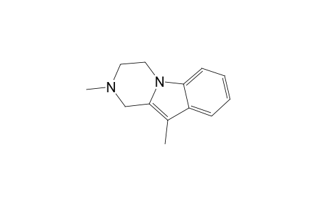 2,10-DIMETHYL-1,2,3,4-TETRAHYDROPYRAZINO-[1,2-A]-INDOLE