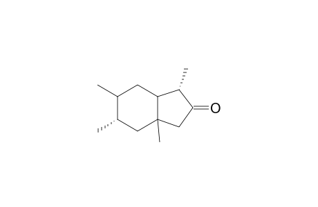 1,3a,4,7a-tetramethyl-bicyclo[4.3.0]nonan-8-one