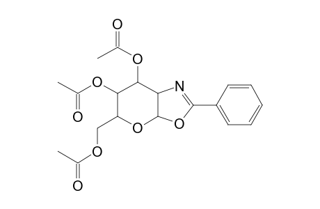 (6,7-diacetoxy-2-phenyl-5,6,7,7a-tetrahydro-3aH-pyrano[3,2-d]oxazol-5-yl)methyl acetate