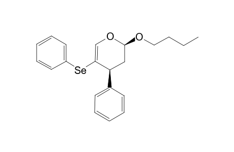 (2R,4S)-2-Butoxy-4-phenyl-5-(phenylselanyl)-3,4-dihydro-2H-pyran