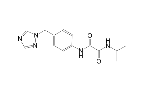 ethanediamide, N~1~-(1-methylethyl)-N~2~-[4-(1H-1,2,4-triazol-1-ylmethyl)phenyl]-