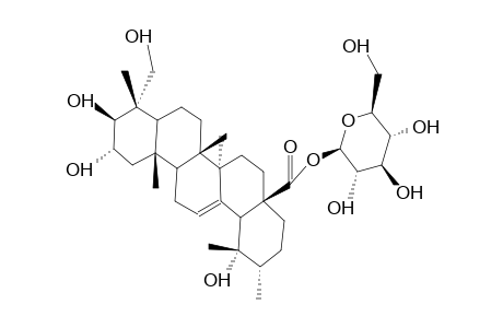 23-HYDROXYTORMENTIC ACID 28-O-beta-D-GLUCOPYRANOSIDE