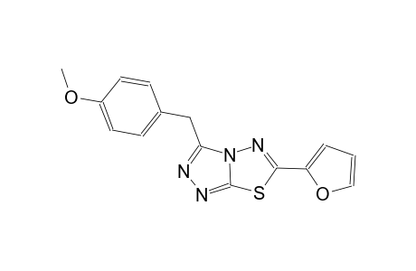 6-(2-furyl)-3-(4-methoxybenzyl)[1,2,4]triazolo[3,4-b][1,3,4]thiadiazole