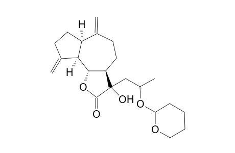 11-Hydroxy-13-[1'-(2"-tetrahydropyranyloxy)ethyl]mokkolactone
