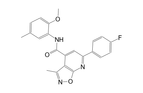 isoxazolo[5,4-b]pyridine-4-carboxamide, 6-(4-fluorophenyl)-N-(2-methoxy-5-methylphenyl)-3-methyl-