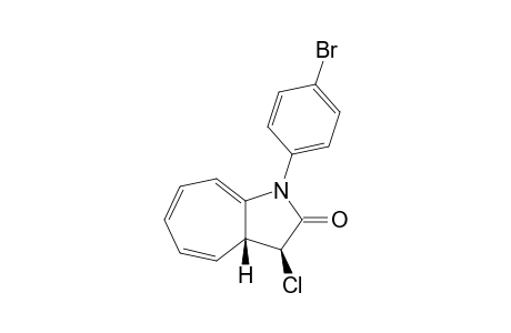 (3S,3aR)-1-(4-Bromo-phenyl)-3-chloro-3,3a-dihydro-1H-cyclohepta[b]pyrrol-2-one