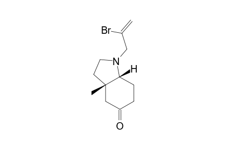 CIS-1-(2-BROMO-2-PROPENYL)-3A-METHYLOCTAHYDROINDOL-5-ONE