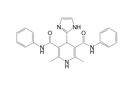 4-(2-Imidazolyl)-2,6-dimethyl-3,5-bis-N-(phenyl)-carbamoyl-1,4-dihydropyridine