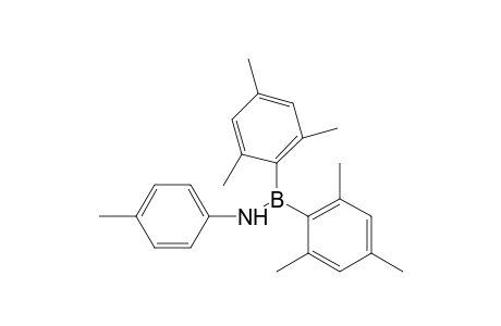 Benzenamine, N-[bis(2,4,6-trimethylphenyl)boryl]-4-methyl-