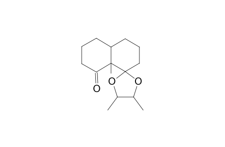 4,5,8'a-trimethyl-1'-spiro[1,3-dioxolane-2,8'-3,4,4a,5,6,7-hexahydro-2H-naphthalene]one