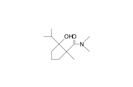 1-Isopropyl-1-hydroxy-2-methyl-2-(N,N-dimethyl-carbamido)-cyclopentane