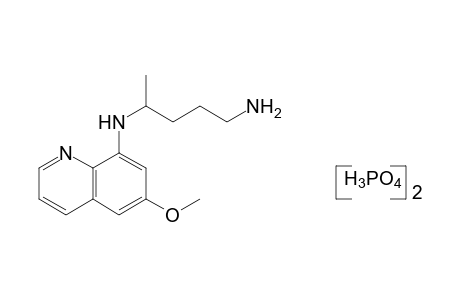 8-[(4-amino-1-methylbutyl)amino]-6-methoxyquinoline, diphosphate