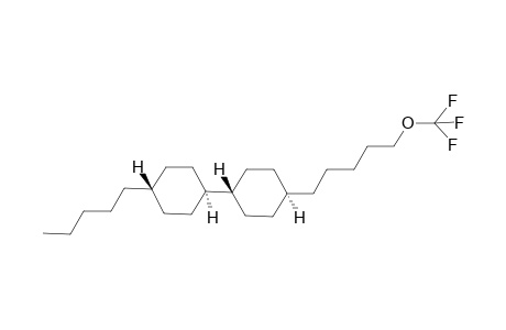 trans-1-(trans-4-Pentylcyclohexyl)-4-(5-trifluoromethoxypentyl)cyclohexane