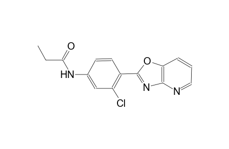 propanamide, N-(3-chloro-4-oxazolo[4,5-b]pyridin-2-ylphenyl)-