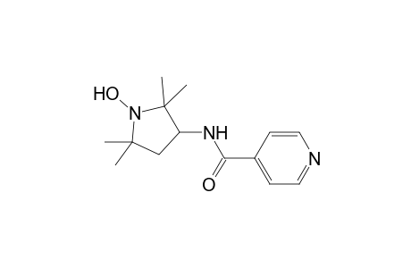 N-(1-hydroxy-2,2,5,5-tetramethyl-3-pyrrolidinyl)-4-pyridinecarboxamide