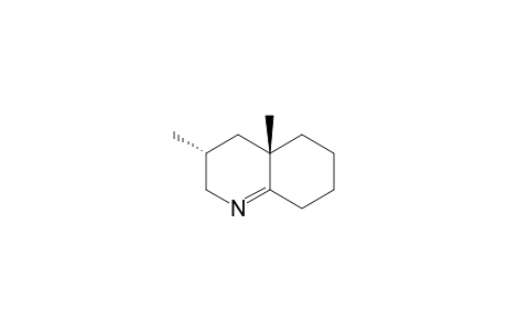 3a,10-Dimethyl.delta./1,9/-octahydro-quinoline