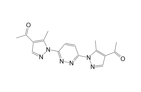ethanone, 1-[1-[6-(4-acetyl-5-methyl-1H-pyrazol-1-yl)-3-pyridazinyl]-5-methyl-1H-pyrazol-4-yl]-