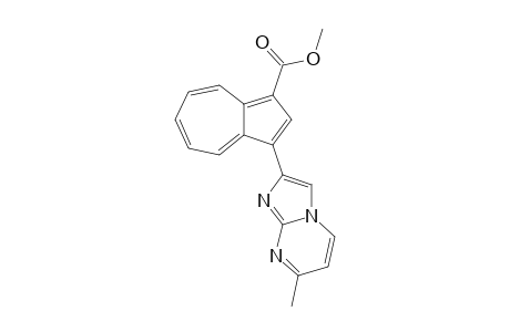 3-(7-Methyl-imidazo[1,2-a]pyrimidin-2-yl)-azulene-1-carboxylic acid methyl ester