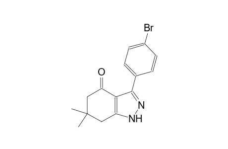 4H-indazol-4-one, 3-(4-bromophenyl)-1,5,6,7-tetrahydro-6,6-dimethyl-