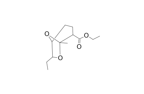 7-Ethyl-5-methyl-6,8-dioxabicyclo[3.2.1]octane-4-carboxylic acid ethyl ester