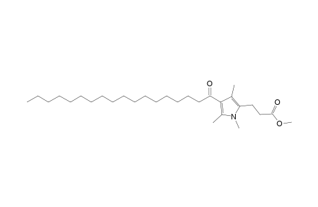 Methyl 3-(1,3,5-trimethyl-4-octadecanoylpyrrol-2-yl)propionate