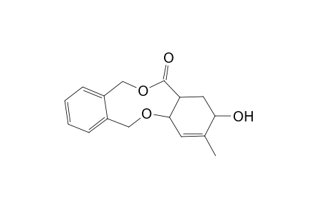 2-Hydroxy-3-methyl-1,2,4a,13a-tetrahydro-5,12-dioxadibenzo[a,e]cyclononan-13-one