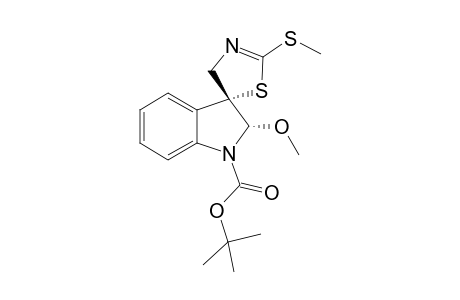 cis-(+/-)-1-(tert-butoxycarbonyl)spirobrassinol methyl ether