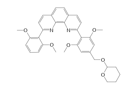 9-(2,6-Dimethoxyphenyl)-2-{2,6-dimethoxy-4-(2-tetrahydropyranyloxy)methyl]phenyl}-1,10-phenanthroline