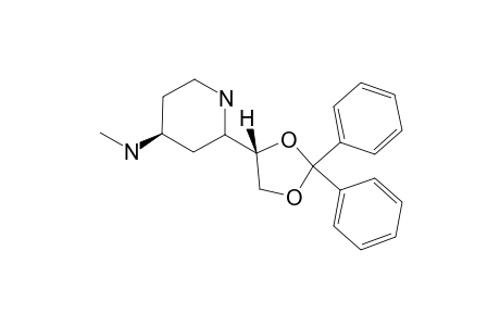 (+/-)-(2RS,4RS)-2-[(4RS)-2,2-DIPHENYL-1,3-DIOXOLAN-4-YL]-N-METHYLPIPERIDIN-4-AMINE