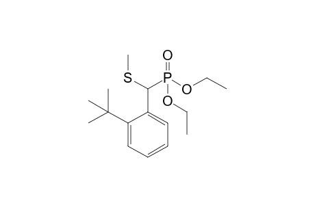 Diethyl 2-t-butylphenyl(methylthio)methanephosphonate