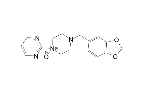 2-[4-(1,3-Benzodioxol-5-ylmethyl)-1-oxido-1-piperazinyl]pyrimidine
