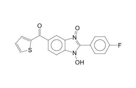 1H-Benzimidazole, 2-(4-fluorophenyl)-5-(2-thienylcarbonyl)-1-hydroxy-3-oxide-