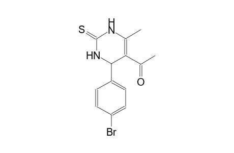 1-[4-(4-Bromophenyl)-6-methyl-2-thioxo-1,2,3,4-tetrahydro-5-pyrimidinyl]ethanone
