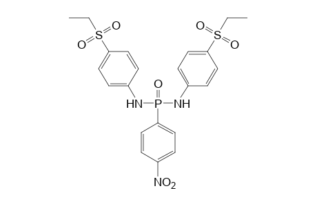 N,N'-bis(p-ethylsulfonylphenyl)-p-(p-nitrophenyl)phosphonic diamide