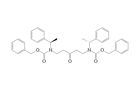 (phenylmethyl) N-[3-oxidanylidene-5-[[(1R)-1-phenylethyl]-phenylmethoxycarbonyl-amino]pentyl]-N-[(1R)-1-phenylethyl]carbamate