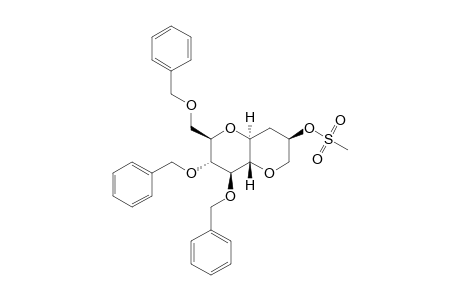 (1R,4R,6S,8R,9S,10S)-9,10-BIS-(BENZYLOXY)-8-BENZYLOXYMETHYL-2,7-DIOXABICYCLO-[4.4.0]-DECANE-4-YL-METHANESULFONATE