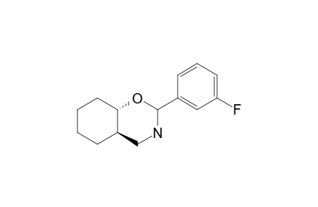 (4aR,8aS)-2-(3-fluorophenyl)-3,4,4a,5,6,7,8,8a-octahydro-2H-benzo[e][1,3]oxazine