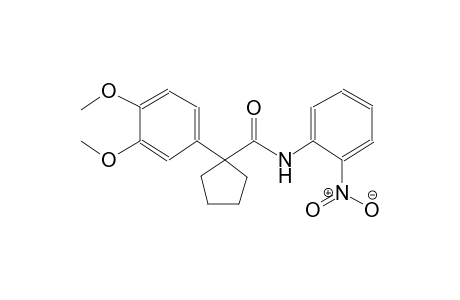 1-(3,4-dimethoxyphenyl)-N-(2-nitrophenyl)cyclopentanecarboxamide