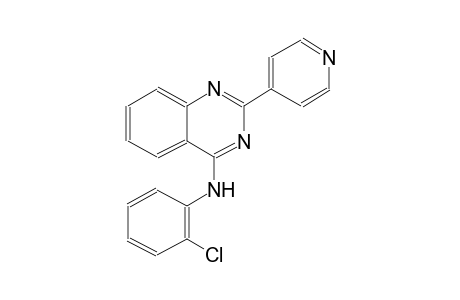 N-(2-chlorophenyl)-2-(4-pyridinyl)-4-quinazolinamine